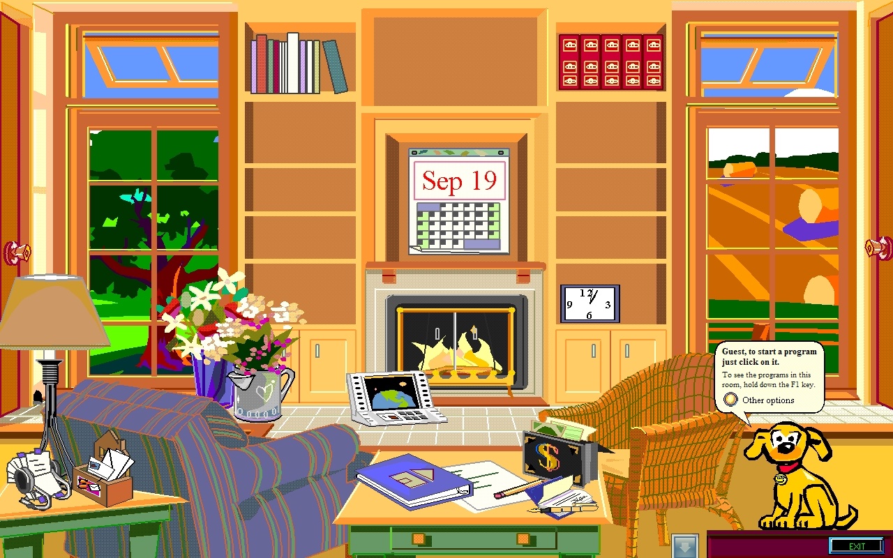 Microsoft Bob Home Screen (1995)